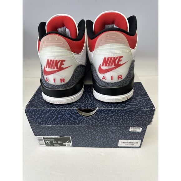 Jordan 3 Retro Denim SE Fire Red 2020 SZ 12 main image 6